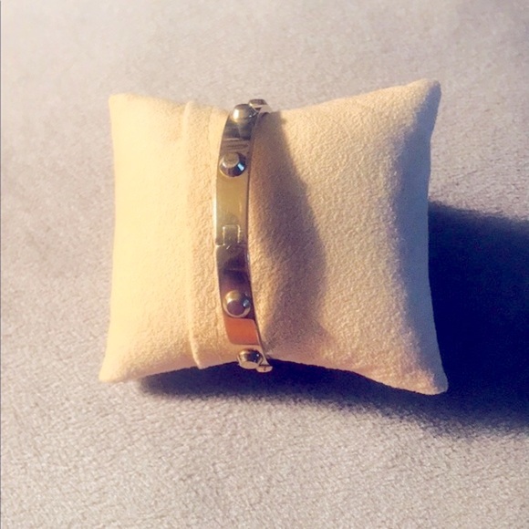 Michael Kors Gold Tone Clasp Bracelet - Picture 7 of 7